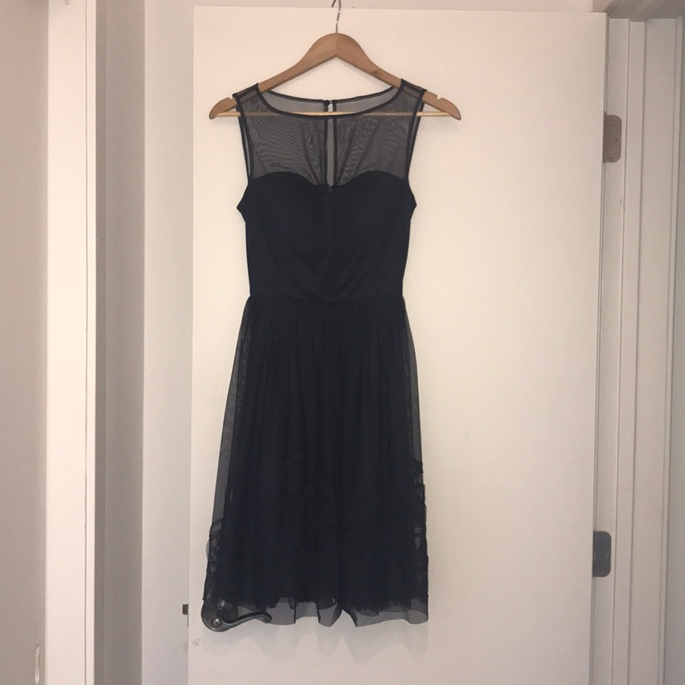 Navy cocktail dress